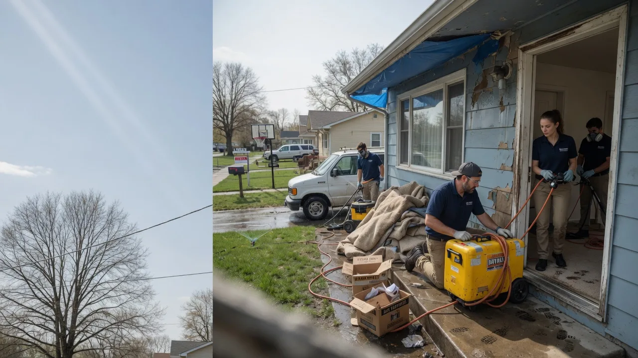 Basement Flood Cleanup in Putnamville, IN near me